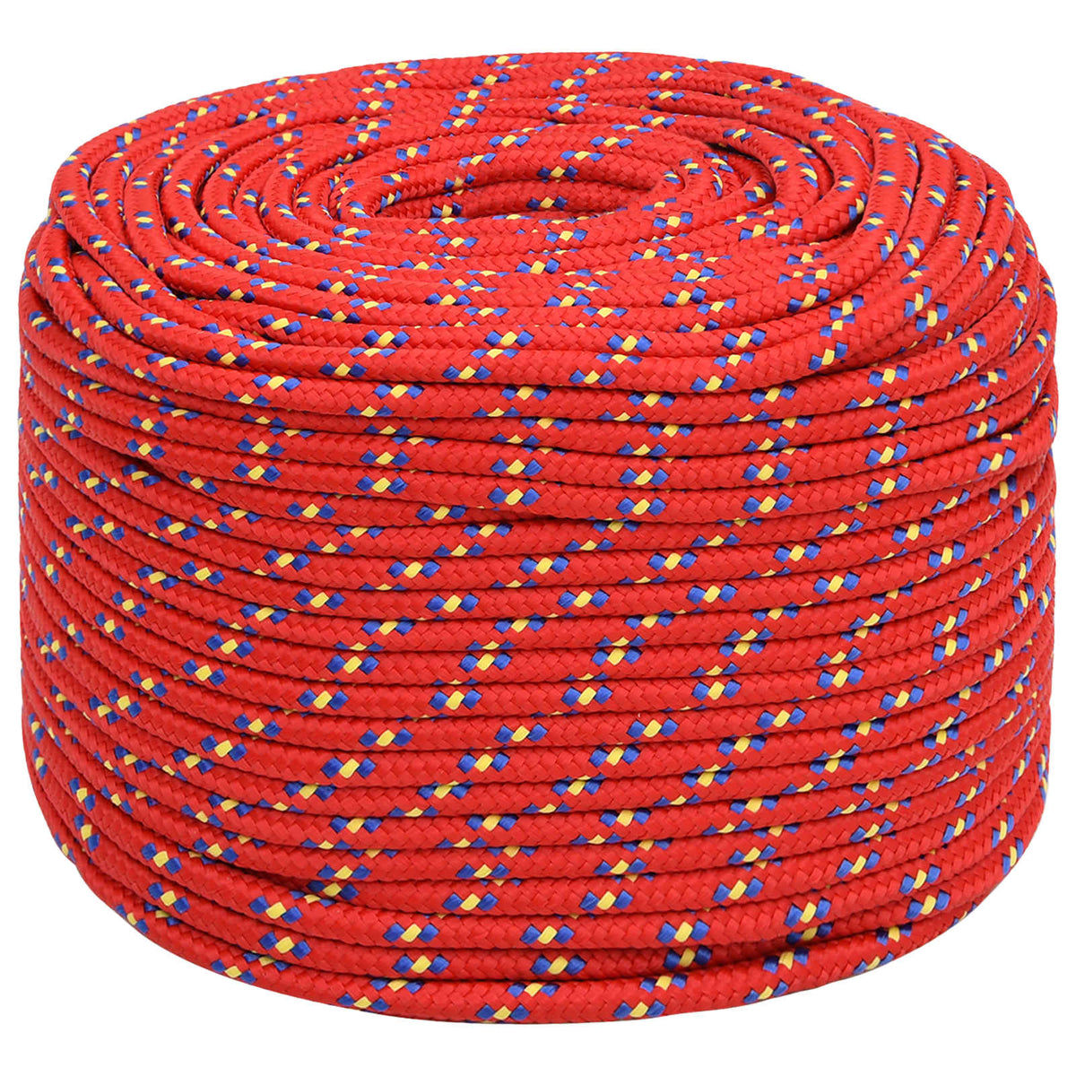 Multipurpose Utility Rope 6 mm 250 m Red PP 240 kg Max Load