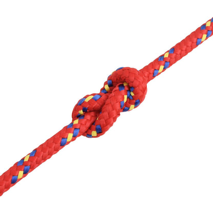 Multipurpose Utility Rope 8 mm 250 m Red PP 420 kg Max Load