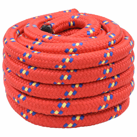 Multipurpose Utility Rope 30 mm 10 m Red PP 5400 kg Max Load