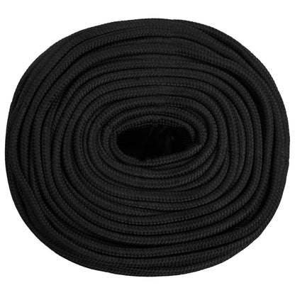 Multipurpose Utility Rope 8 mm 50 m Black PP 420 kg Max Load