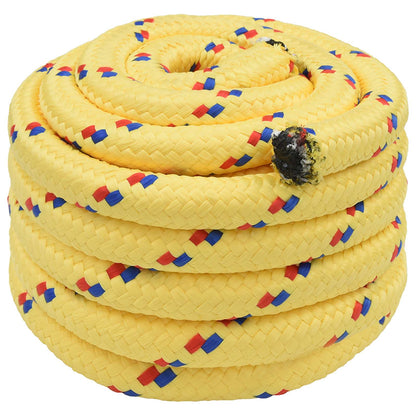 Multipurpose Utility Rope 40 mm 5 m Yellow PP 9600 kg Max Load