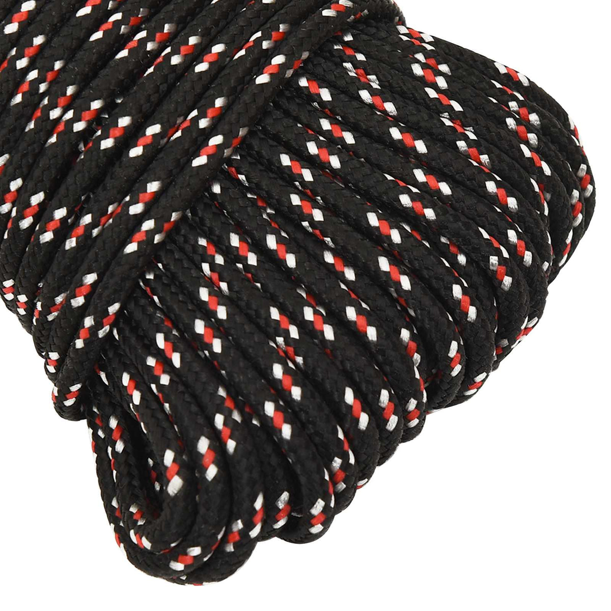 Multipurpose Utility Rope 3 mm 50 m Black and Red PP