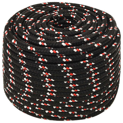 Multipurpose Utility Rope 12 mm 25 m Black and Red PP