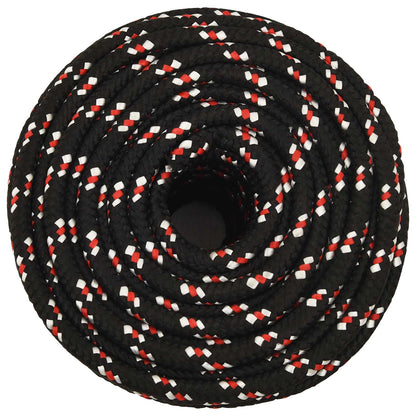 Multipurpose Utility Rope 12 mm 25 m Black and Red PP