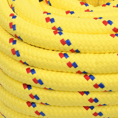 Multipurpose Utility Rope 20 mm 25 m Yellow PP 2400 kg Max Load