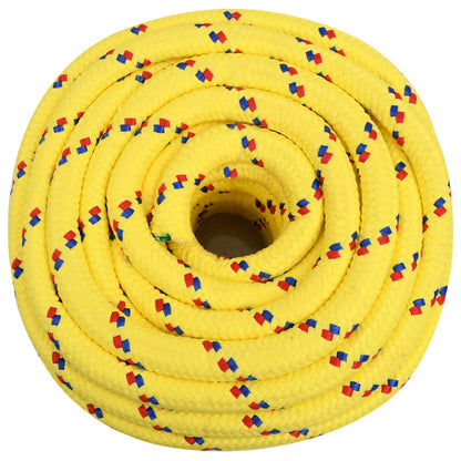 Multipurpose Utility Rope 20 mm 25 m Yellow PP 2400 kg Max Load