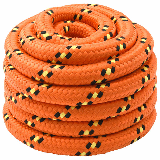 Multipurpose Utility Rope 30 mm 10 m Orange PP 5400 kg Max Load