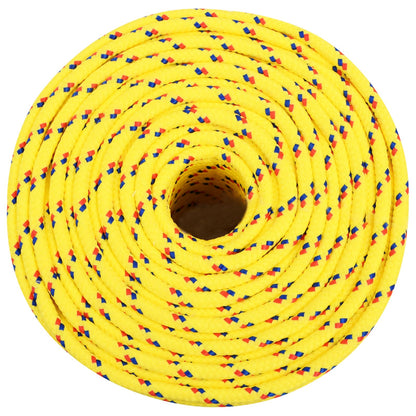 Multipurpose Utility Rope 6 mm 25 m Yellow PP 240 kg Max Load