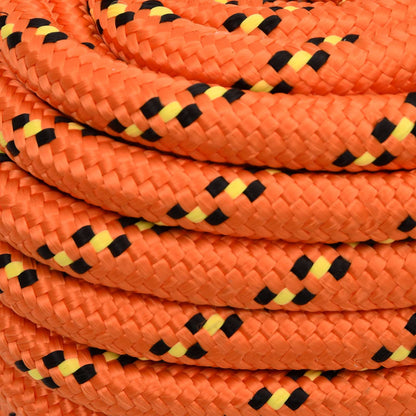 Multipurpose Utility Rope 20 mm 25 m Orange PP 2400 kg Max Load