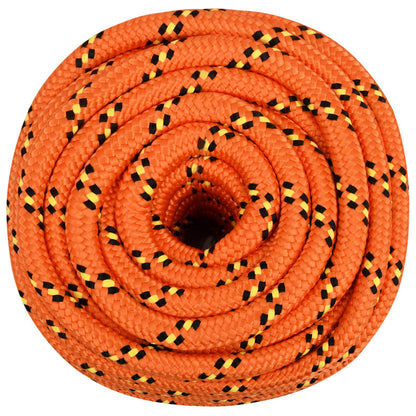 Multipurpose Utility Rope 20 mm 25 m Orange PP 2400 kg Max Load