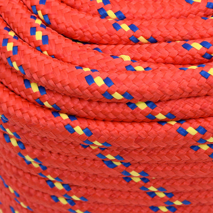 Multipurpose Utility Rope 18 mm 100 m Red PP 1995 kg Max Load