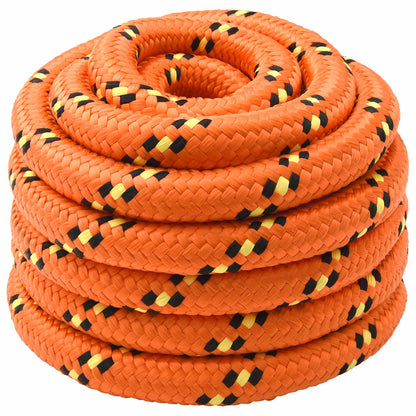 Multipurpose Utility Rope 40 mm 10 m Orange PP 9600 kg Max Load