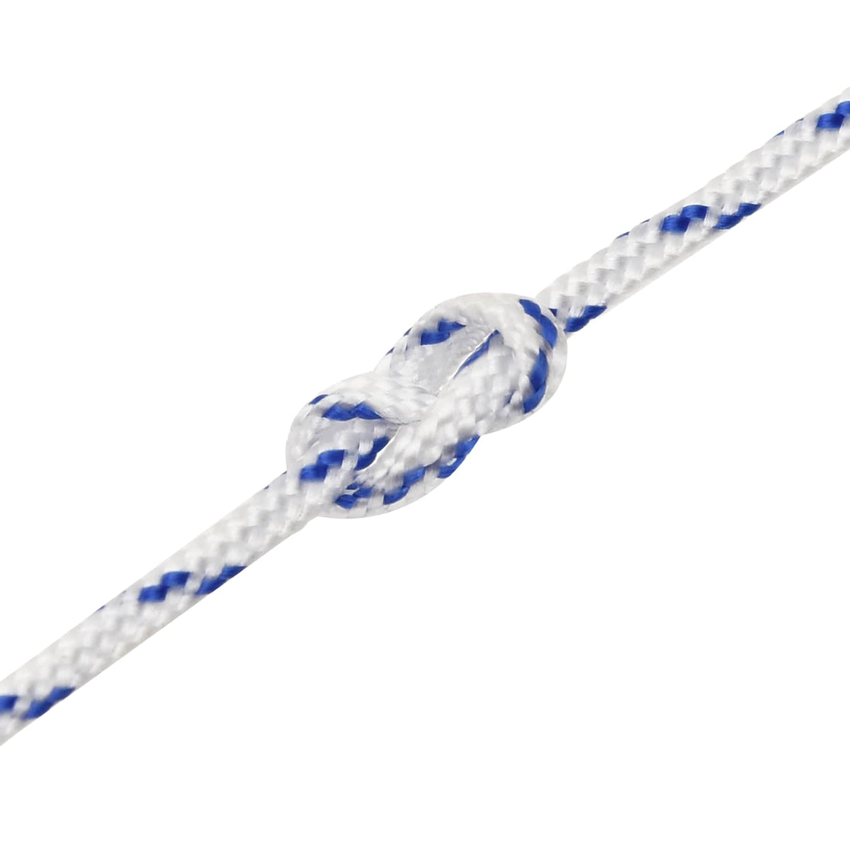 Multipurpose Utility Rope 2 mm 25 m White and Blue PP