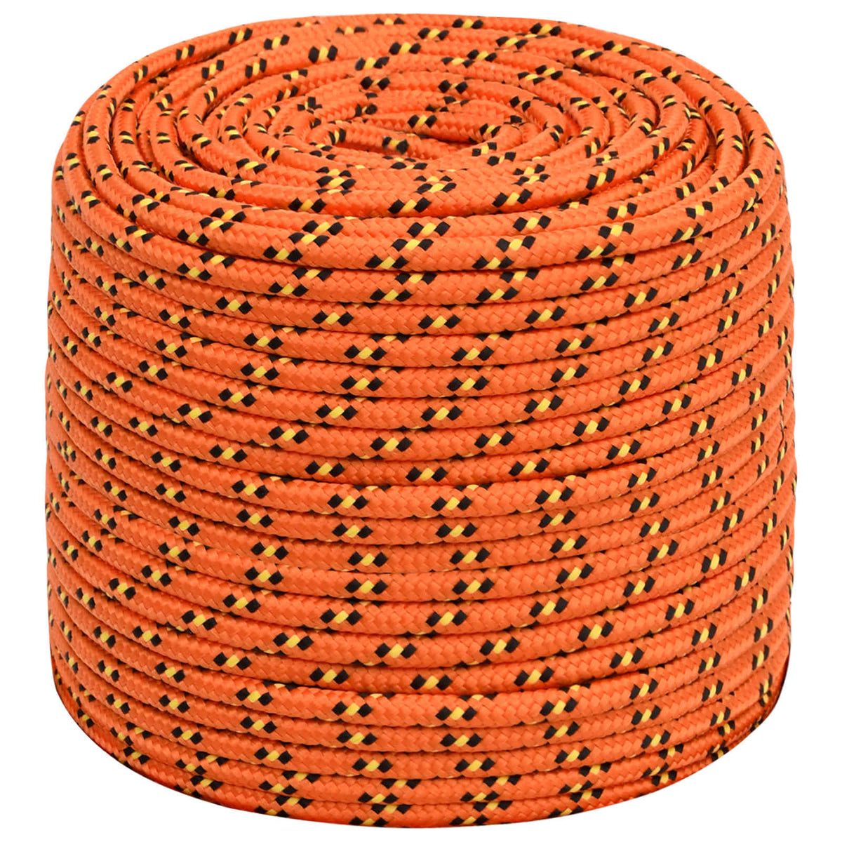 Multipurpose Utility Rope 8 mm 100 m Orange PP 420 kg Max Load