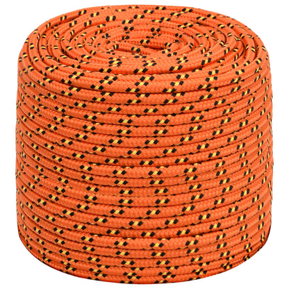 Multipurpose Utility Rope 8 mm 100 m Orange PP 420 kg Max Load