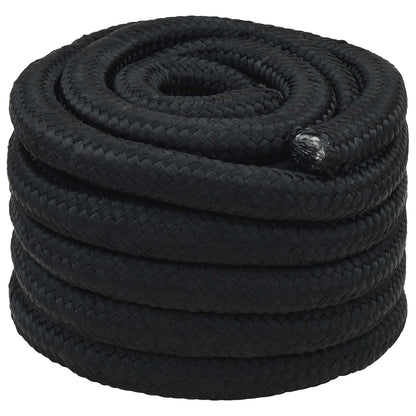 Multipurpose Utility Rope 40 mm 5 m Black PP 9600 kg Max Load