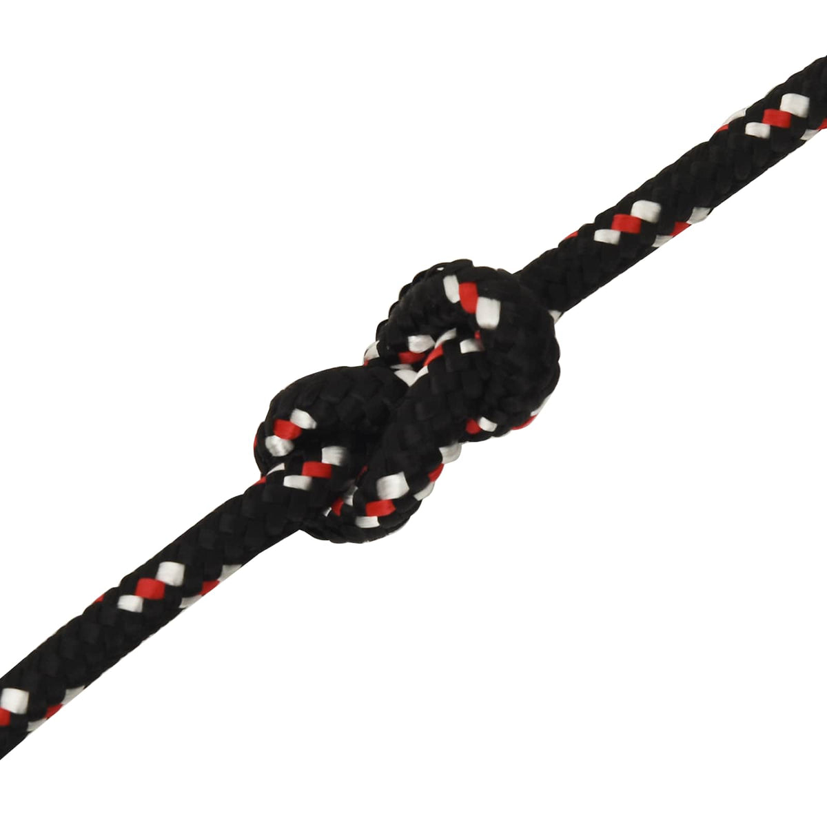 Multipurpose Utility Rope 16 mm 25 m Black and Red PP