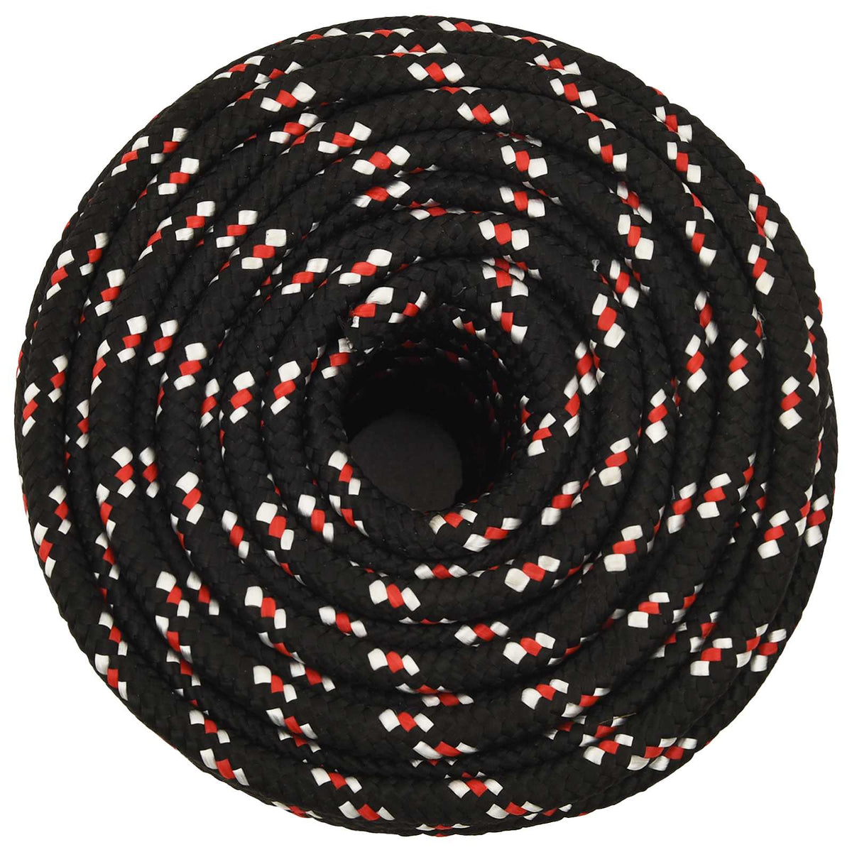 Multipurpose Utility Rope 16 mm 25 m Black and Red PP