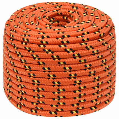 Multipurpose Utility Rope 14 mm 25 m Orange PP 1275 kg Max Load