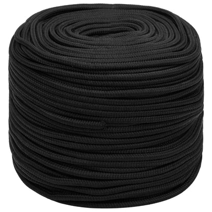 Multipurpose Utility Rope 6 mm 250 m Black PP 240 kg Max Load