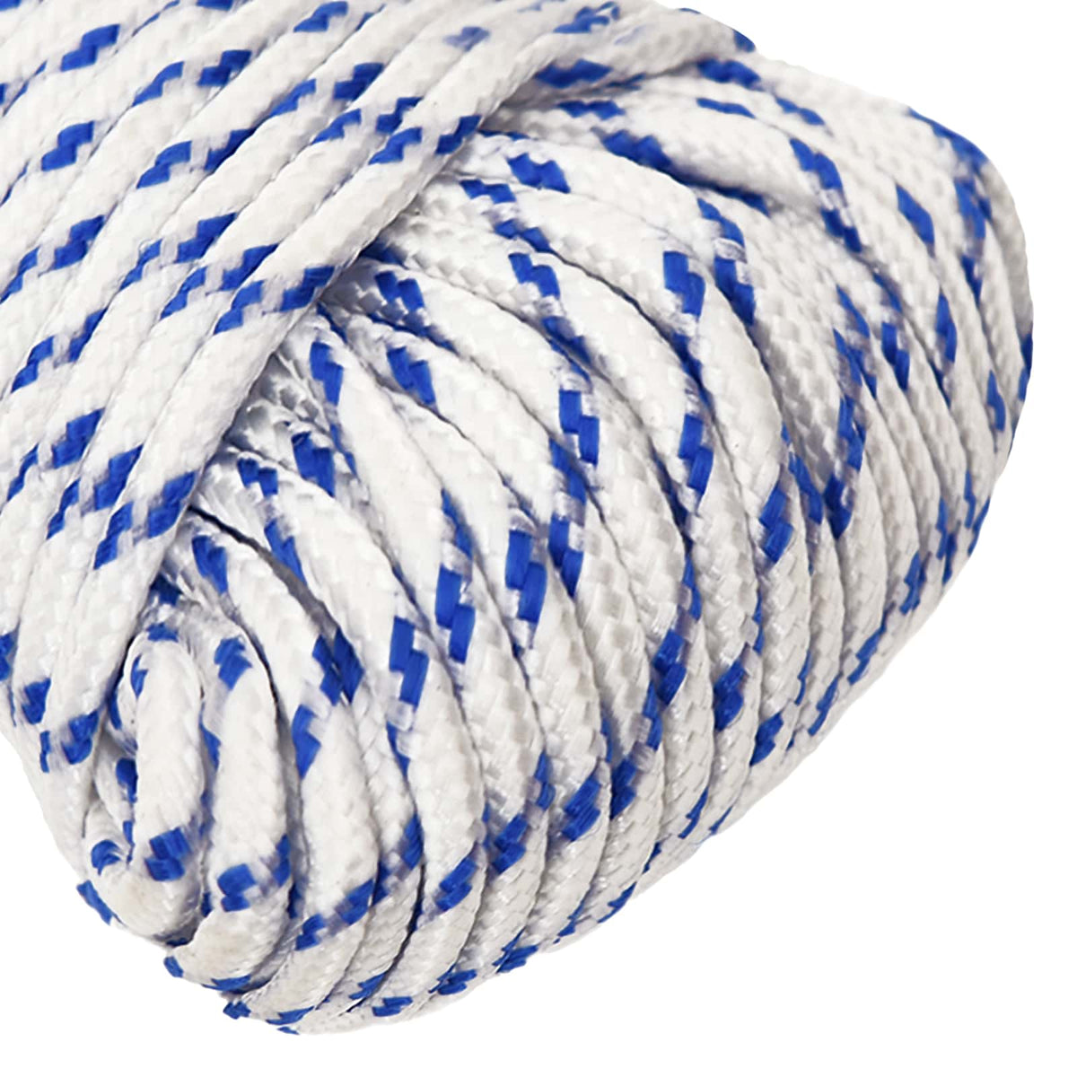 Multipurpose Utility Rope 5 mm 50 m White and Blue PP