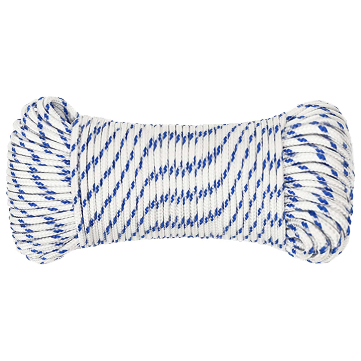 Multipurpose Utility Rope 5 mm 50 m White and Blue PP