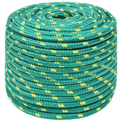 Multipurpose Utility Rope 14 mm 50 m Green PP 1275 kg Max Load