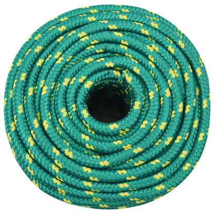 Multipurpose Utility Rope 14 mm 50 m Green PP 1275 kg Max Load