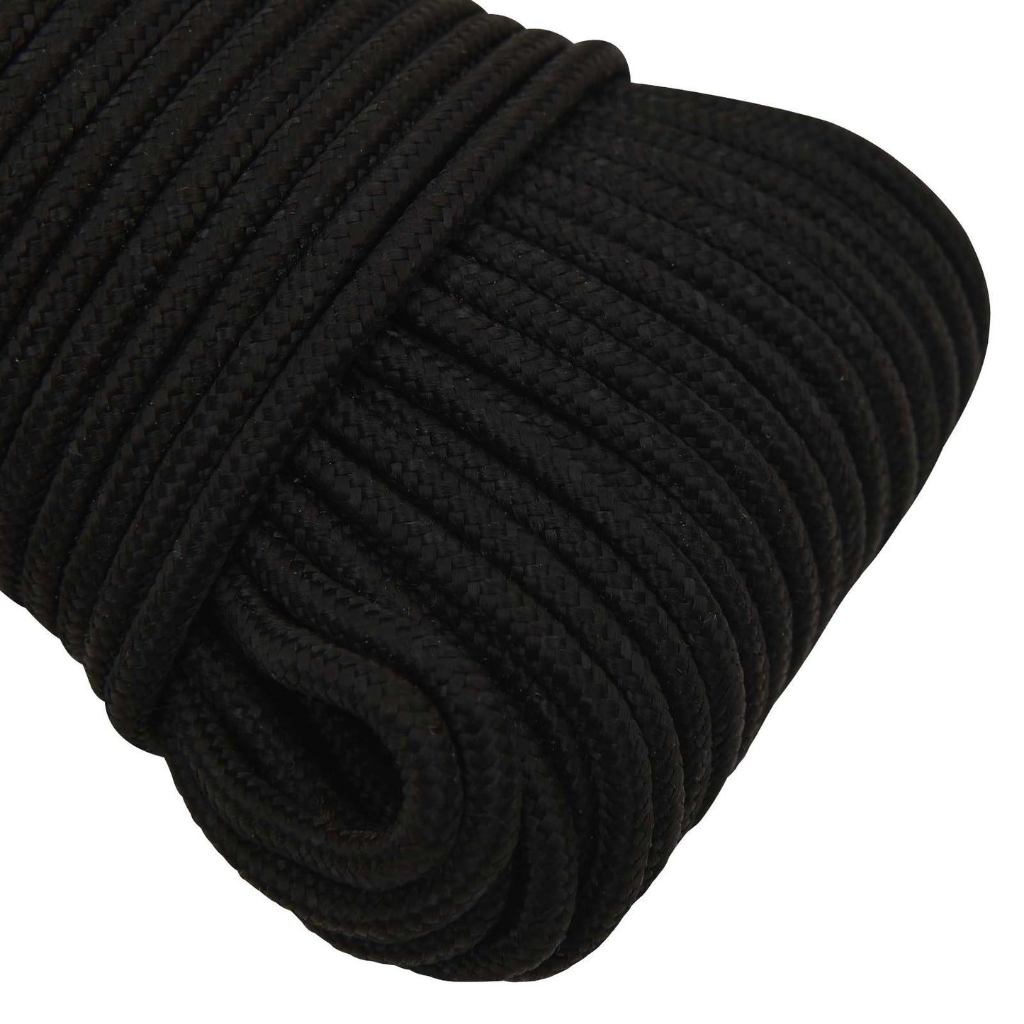 Multipurpose Utility Rope 5 mm 100 m Black Polyester