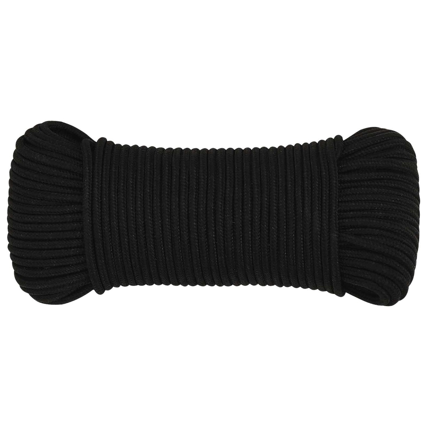 Multipurpose Utility Rope 5 mm 100 m Black Polyester