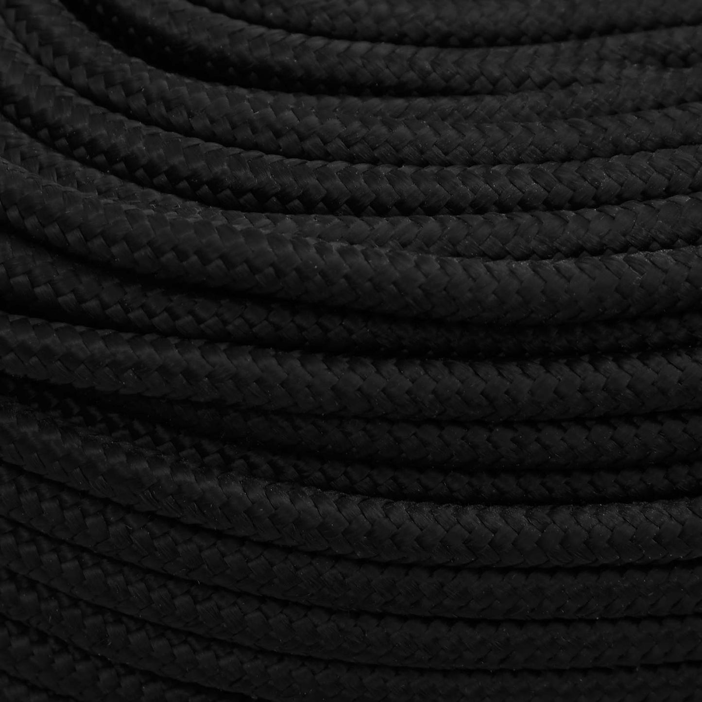 Multipurpose Utility Rope 10 mm 250 m Black Polyester