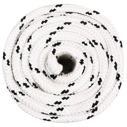 Multipurpose Utility Rope 18 mm 25 m White Polyester