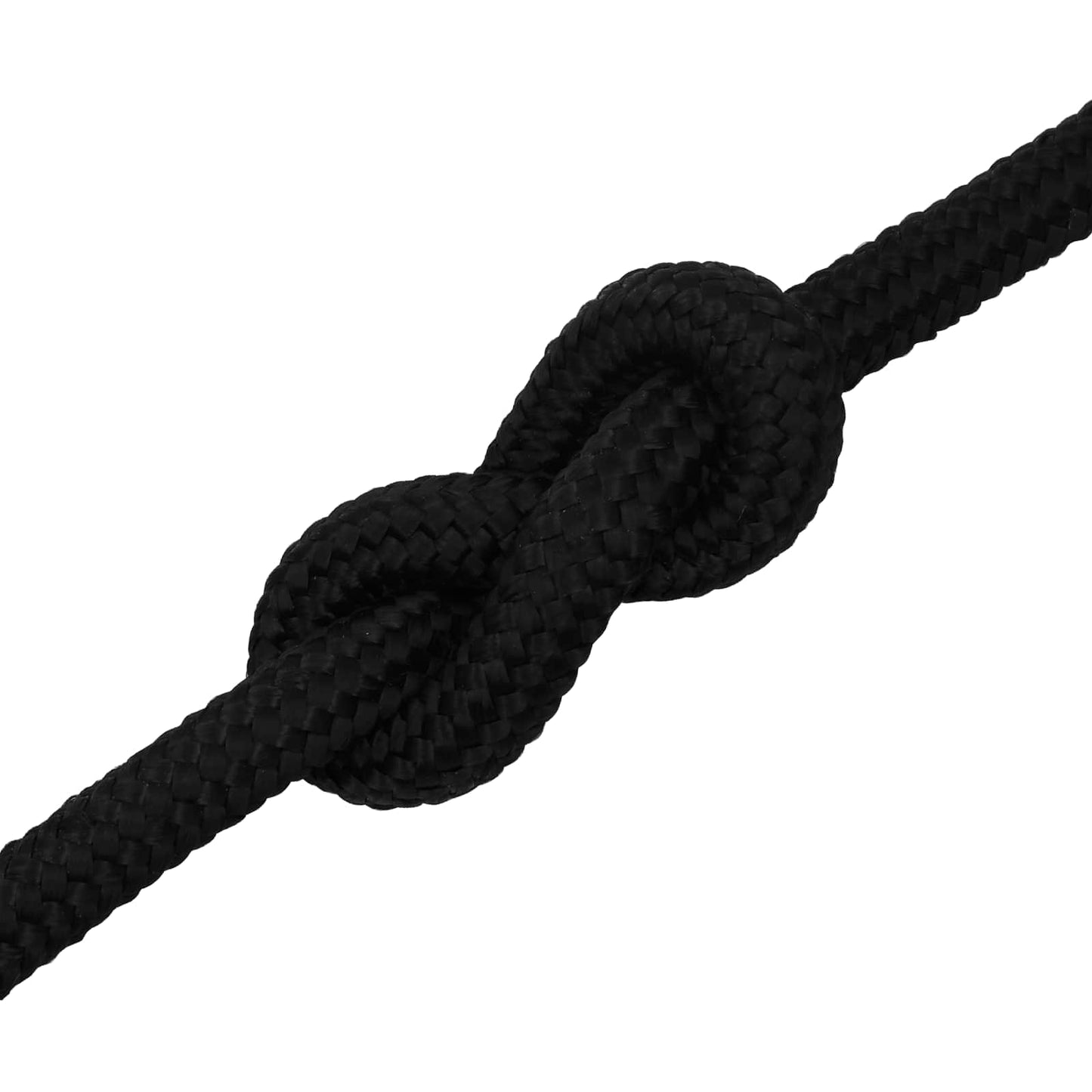 Multipurpose Utility Rope 20 mm 50 m Black Polyester