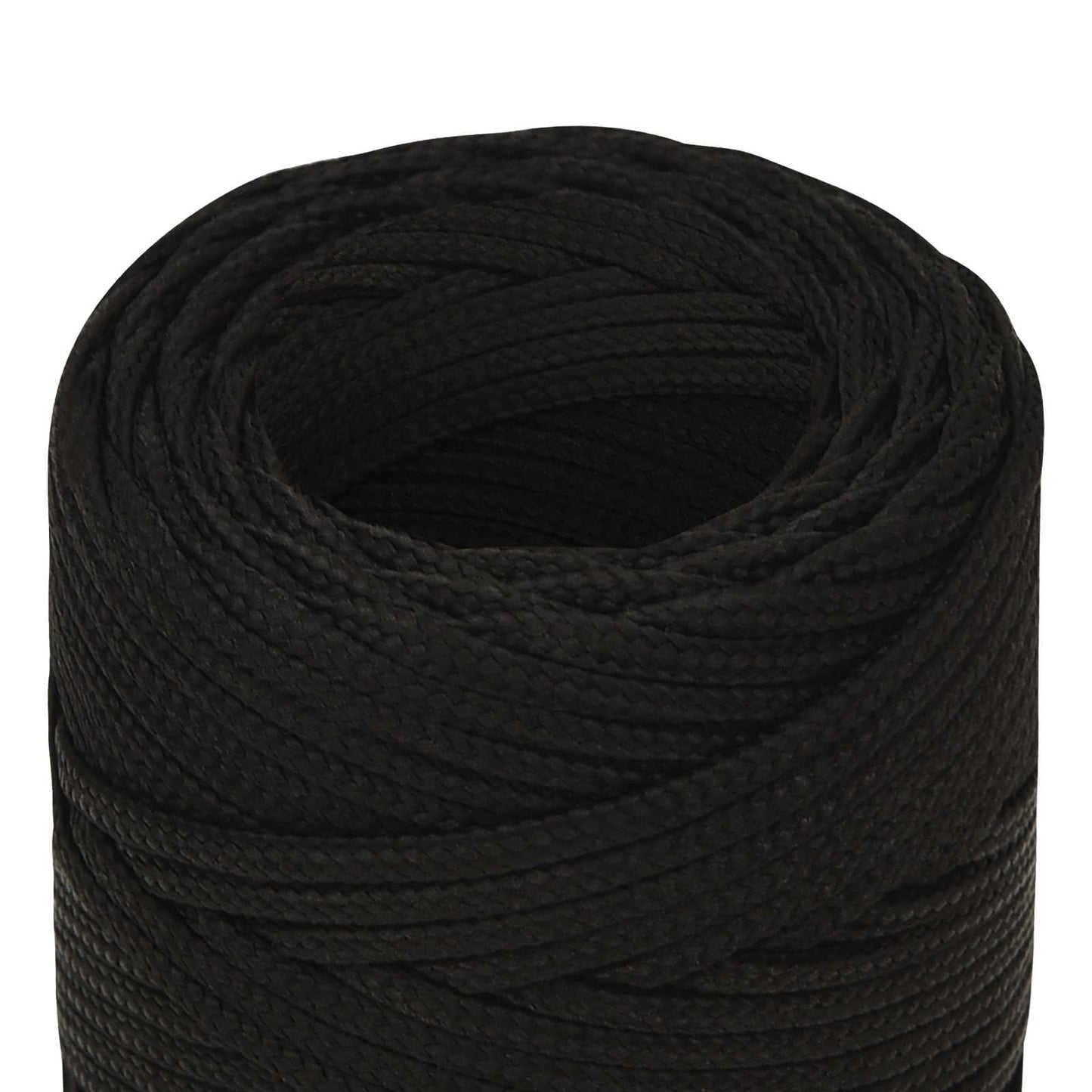 Multipurpose Utility Rope 2 mm 250 m Black Polyester
