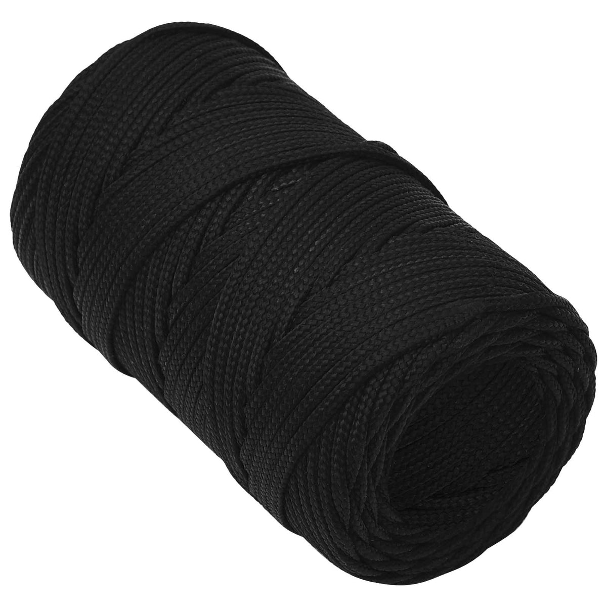 Multipurpose Utility Rope 2 mm 250 m Black Polyester