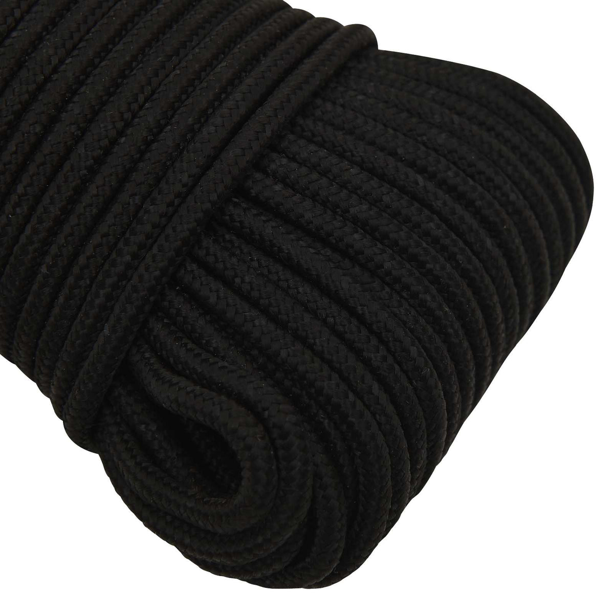 Multipurpose Utility Rope 5 mm 50 m Black Polyester