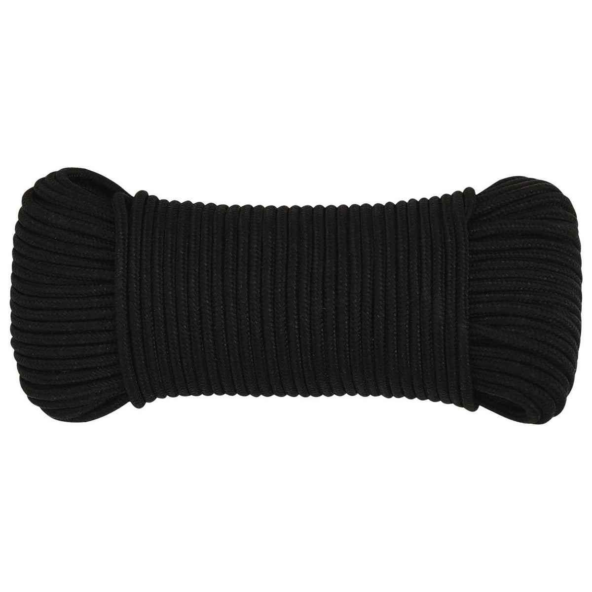 Multipurpose Utility Rope 5 mm 50 m Black Polyester