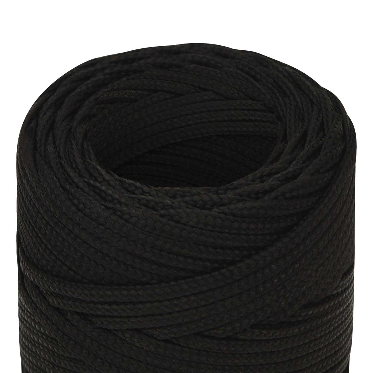 Multipurpose Utility Rope 2 mm 100 m Black Polyester