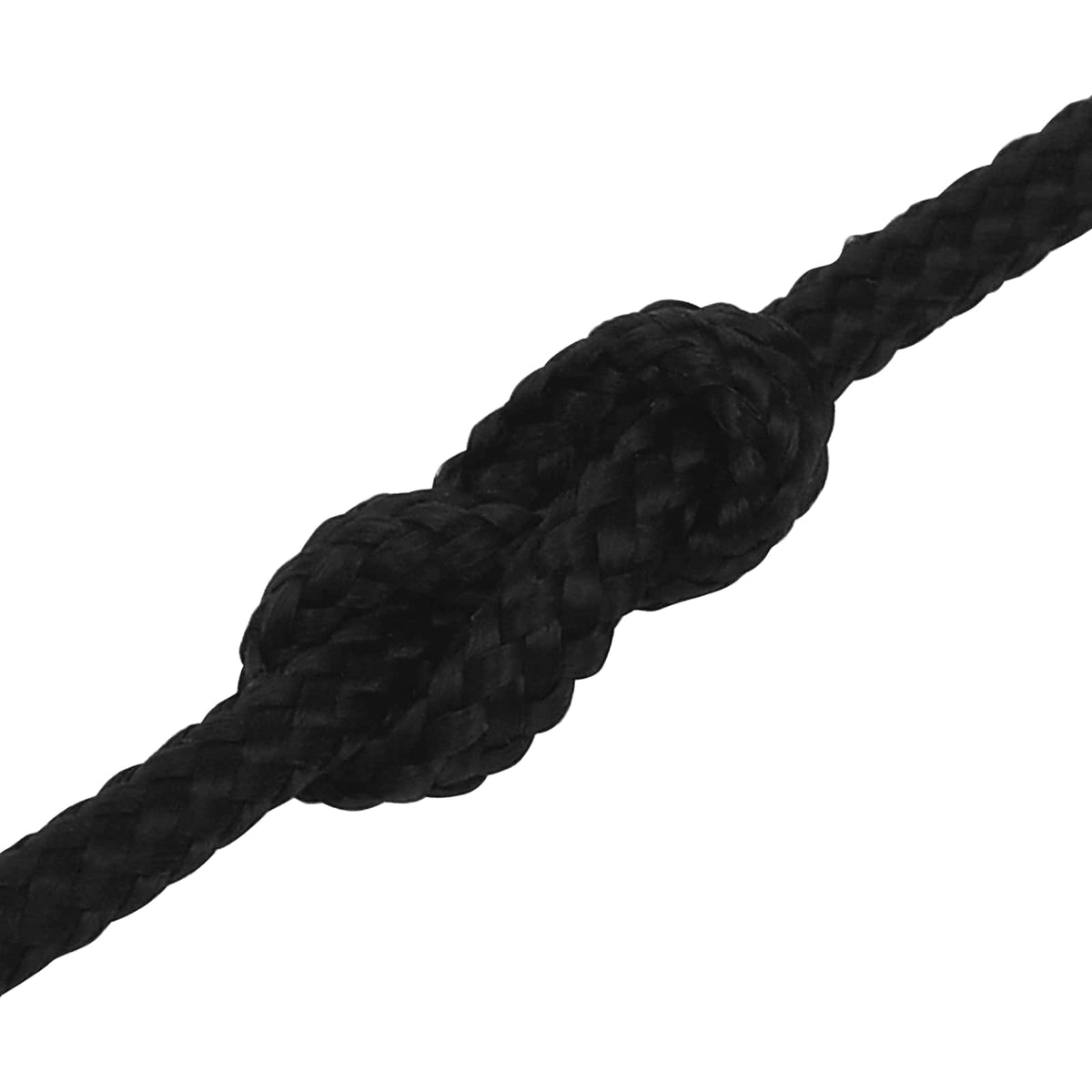 Multipurpose Utility Rope 2 mm 100 m Black Polyester