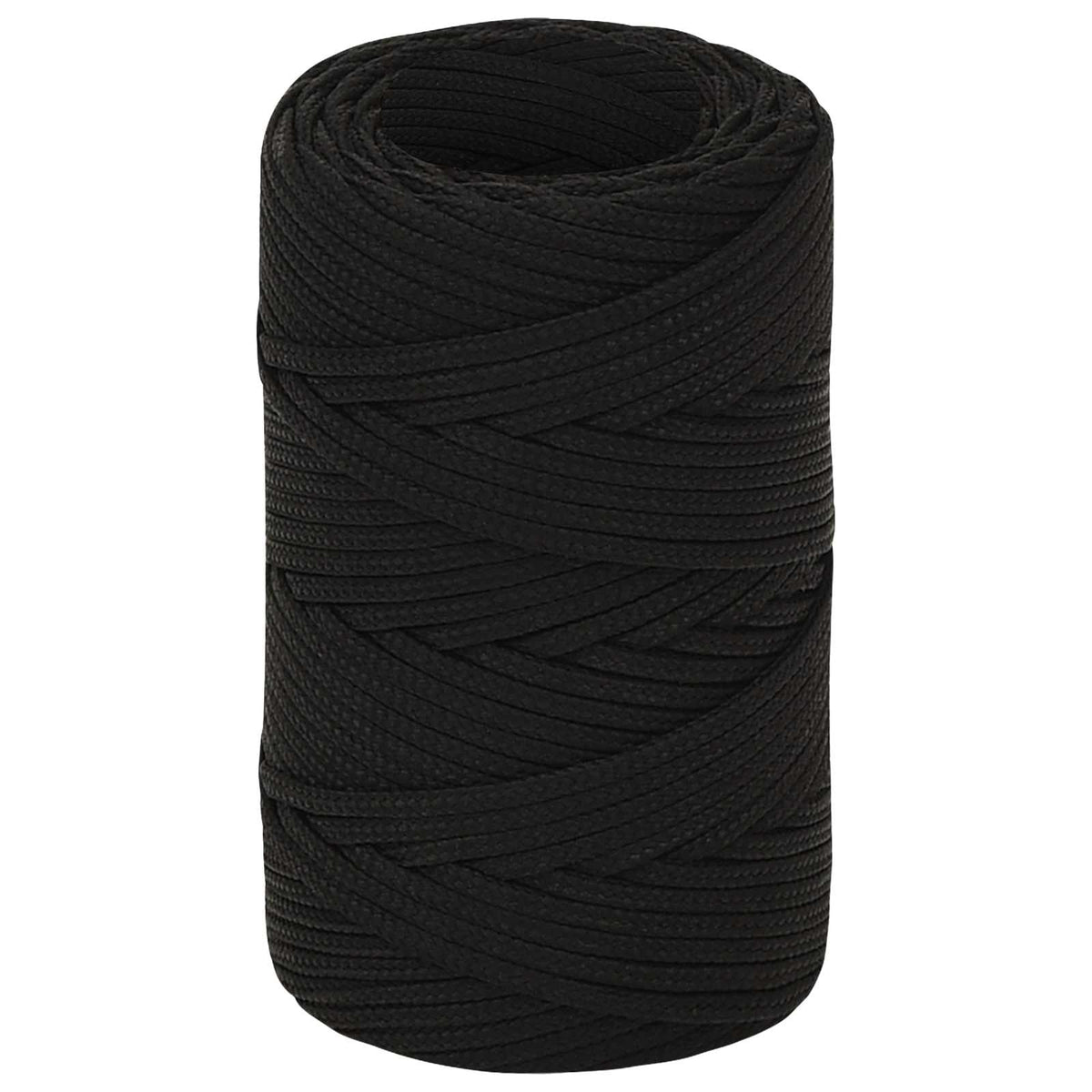 Multipurpose Utility Rope 2 mm 100 m Black Polyester