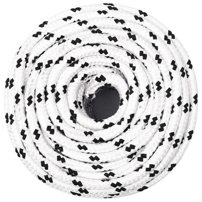 Multipurpose Utility Rope 6 mm 25 m White Polyester