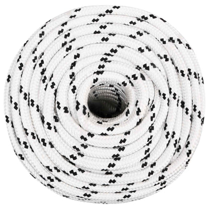 Multipurpose Utility Rope 14 mm 100 m White Polyester