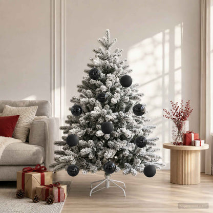 Christmas Ball Set XXL 3 pcs Black Ø 25 cm Plastic