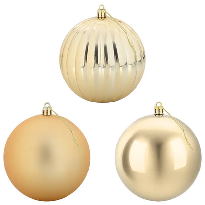 Christmas Ball Set XXL 3 pcs Gold Ø 25 cm Plastic