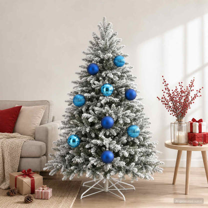 Christmas Ball Set XXL 4 pcs Blue Ø 20 cm Plastic