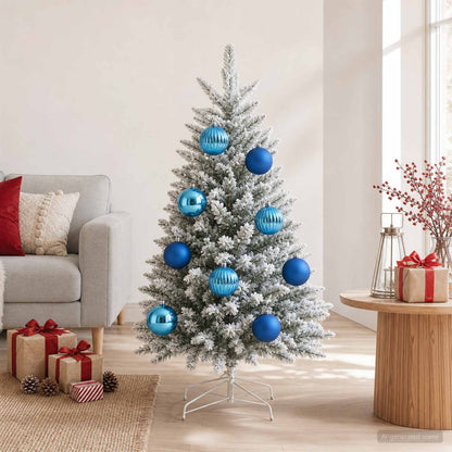 Christmas Ball Set XXL 3 pcs Blue Ø 25 cm Plastic