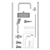 Overhead Shower Set EASY COOL Chrome
