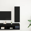 Wall-Mounted TV Cabinet in Black Oak - 30.5x30x90 cm, Made of Engineered Wood