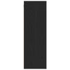 Wall-Mounted TV Cabinet in Black Oak - 30.5x30x90 cm, Made of Engineered Wood