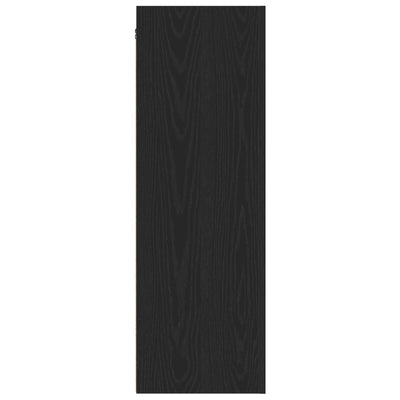 Wall-Mounted TV Cabinet in Black Oak - 30.5x30x90 cm, Made of Engineered Wood